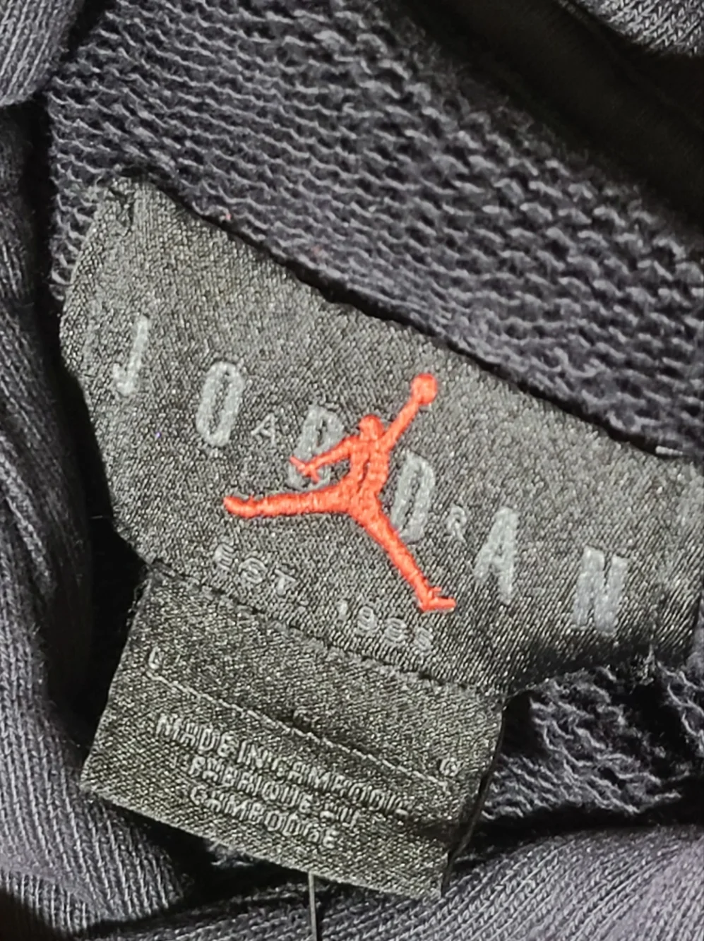 Nike Air Jordan x Awake NY Fleece Hoodie Black Size Men X-Large NEW